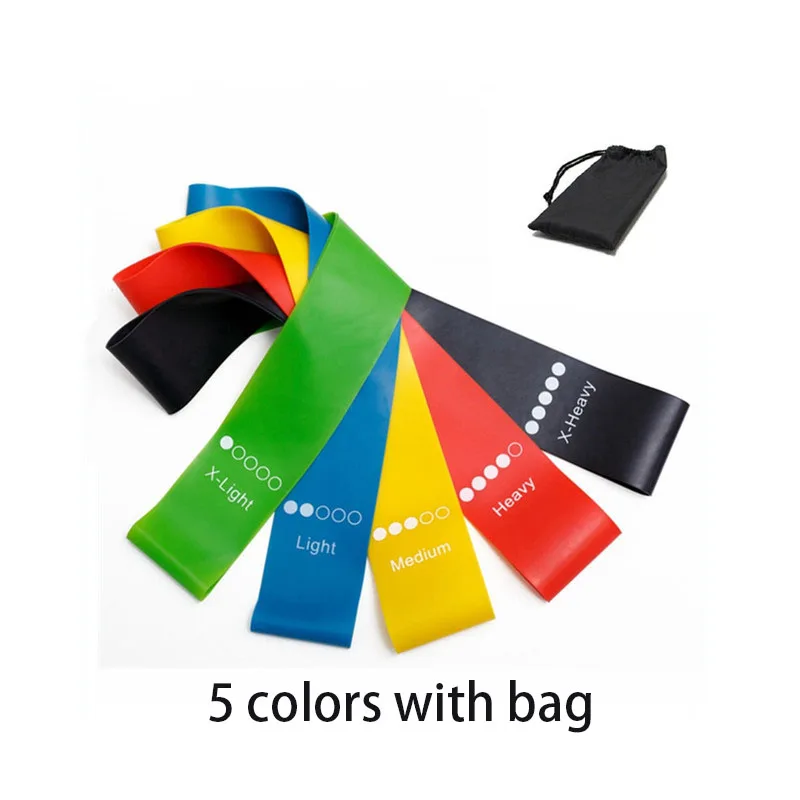 Resistance Band Set – 5-Loop Pack with Carry Bag - Image 2