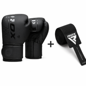 RDX boxing gloves hand wraps bundle