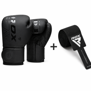 RDX boxing gloves hand wraps bundle